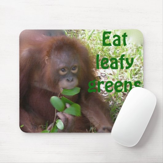 Veggie-grüne wild lebende Tiere Mousepad (Mit Mouse)