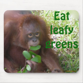 Veggie-grüne wild lebende Tiere Mousepad