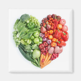 Veggie Heart Magnet
