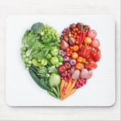 Veggie-Herz Mousepad (Vorne)