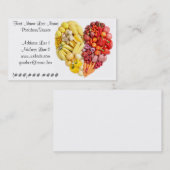 Veggie-Herz Visitenkarte (Vorne/Hinten)