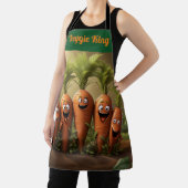 "Veggie King" Fun Cartoon Carrots Koch Schürze (InSitu)