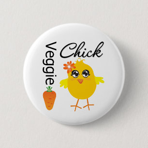 Veggie-Küken Button