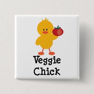 Veggie-Küken-Knopf Button