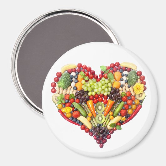 Veggie-Liebe Magnet (Vorderseite/Rückseite)