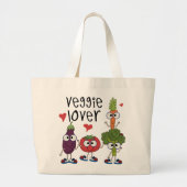Veggie-Liebhaber Jumbo Stoffbeutel (Vorne)
