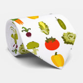 Veggie-Liebhaber-Krawatte Krawatte (Gerollt)