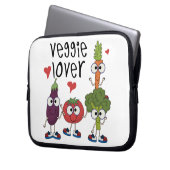Veggie-Liebhaber Laptopschutzhülle (Vorderseite Links)
