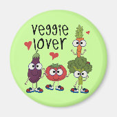 Veggie-Liebhaber Magnet (Vorne)
