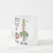 Veggie-Liebhaber Mattglastasse (Vorderseite Links)