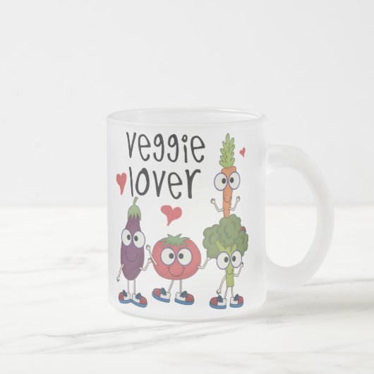 Veggie-Liebhaber Mattglastasse (Rechts)