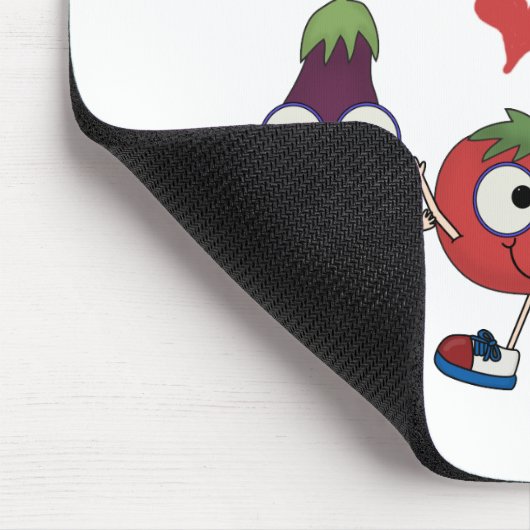 Veggie-Liebhaber Mousepad (Ecke)