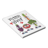 Veggie-Liebhaber Notizblock (angewinkelt)