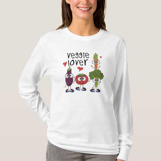 Veggie-Liebhaber T-Shirt (Vorderseite)