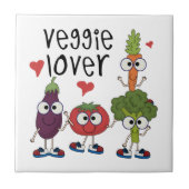 Veggie Lover Fliese (Vorderseite)