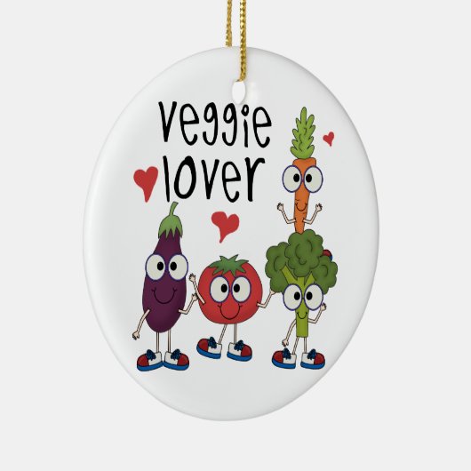 Veggie Lover Keramikornament (Rechts)