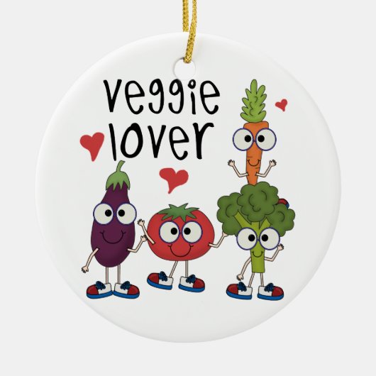 Veggie Lover Keramikornament (Vorne)