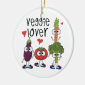 Veggie Lover Keramikornament (Links)