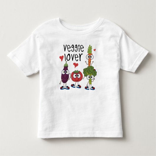 Veggie Lover Kleinkind T-shirt (Vorderseite)