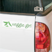 Veggie-Mädchen-Autoaufkleber Autoaufkleber (Auf Lkw)