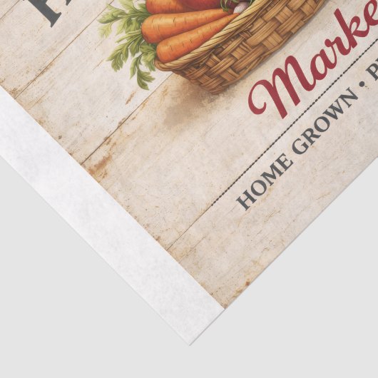 Veggie Market  Seidenpapier (Ausschnitt)