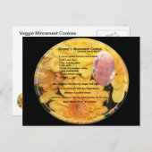 Veggie Mincemeat Cookie Rezept Postkarte (Vorne/Hinten)