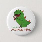 Veggie-Monster-Knopf Button (Vorderseite)