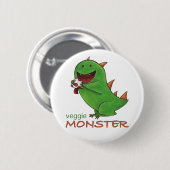 Veggie-Monster-Knopf Button (Vorne & Hinten)