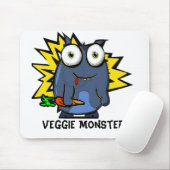 Veggie-Monster-Mausunterlage Mousepad (Mit Mouse)