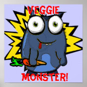 Veggie Monster Poster (Vorne)