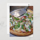 Veggie Pizza Slices Postkarte (Vorne/Hinten)