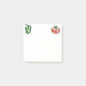 Veggie Post-it Klebezettel (Vorderseite)