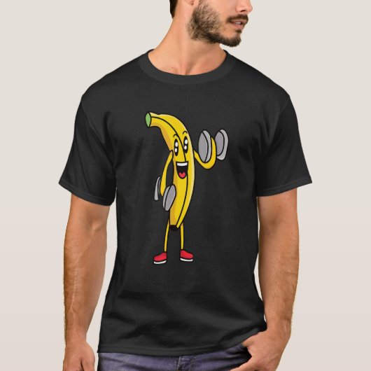 Veggie Power Banana Power Vegan Protein Vegan T-Shirt (Vorderseite)