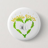 Veggie Power Knapp Button (Vorderseite)