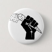 Veggie-Power! Knopf Button (Vorderseite)