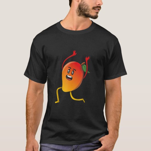 Veggie Power Mango Mango Lassi Kraft Vegan Protein T-Shirt (Vorderseite)