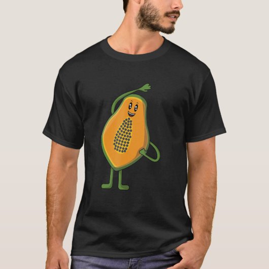 Veggie Power Papaya Power Vegan Protein Vegan T-Shirt (Vorderseite)
