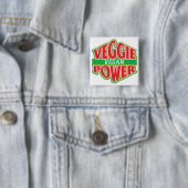 Veggie-Power vegan Button (Beispiel)