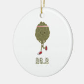 Veggie Runner 26,2 Keramik Ornament (Links)