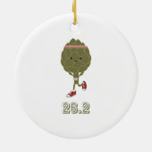 Veggie Runner 26,2 Keramik Ornament (Hinten)