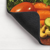 Veggie-Salat-Platte Mousepad (Ecke)