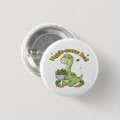 Veggie-saurus Rex! Button (Vorne & Hinten)