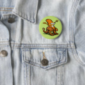 Veggie Saurus Rex Button (Beispiel)