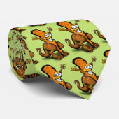 Veggie Saurus Rex Krawatte (Gerollt)