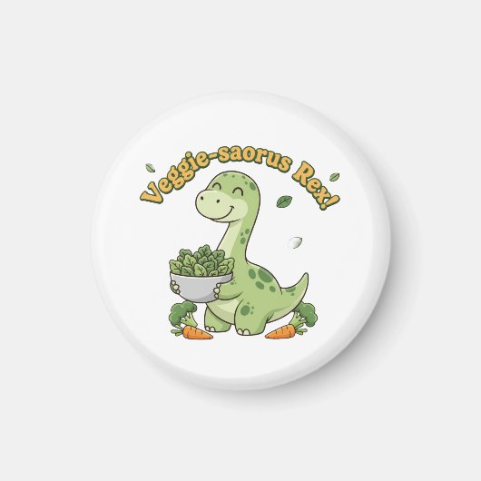 Veggie-saurus Rex! Magnet (Vorne)