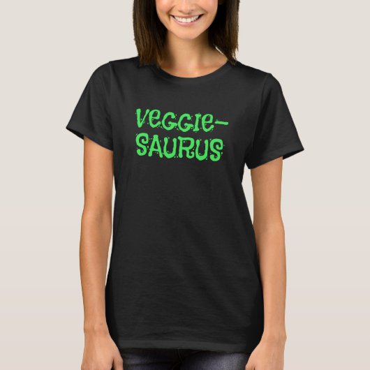 Veggie-Saurus Vegetarian Women's T - Shirt (Vorderseite)