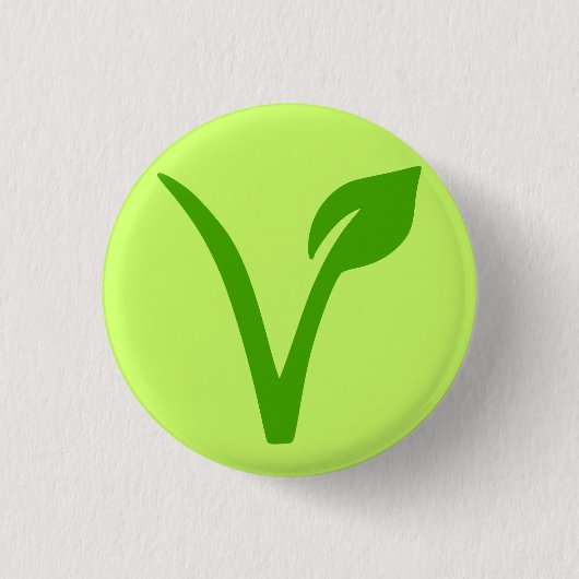 Veggie-Stolz, vegan, Vegetarier, Vegetarier, Vegan Button (Vorderseite)