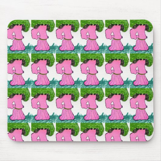 "Veggie Stroal Dance" geteerte Abstrakte Mousepad (Vorne)