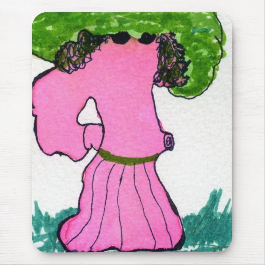 "Veggie Stroal Dance" Mousepad für abstraktes Desi (Vorne)