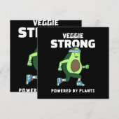 Veggie Strong, Powered by Pflanze (Vorne/Hinten)
